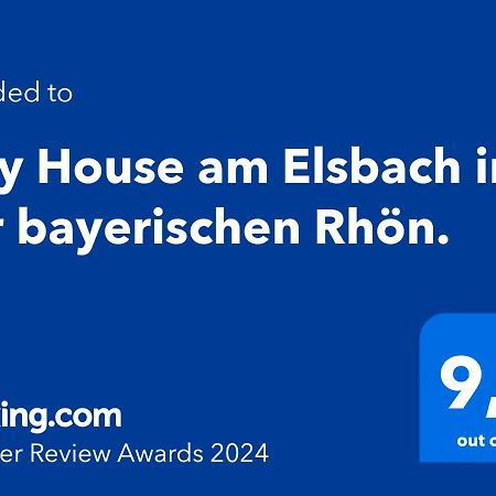 Tiny House Am Elsbach In Der Bayerischen Rhoen. Oberelsbach Eksteriør billede