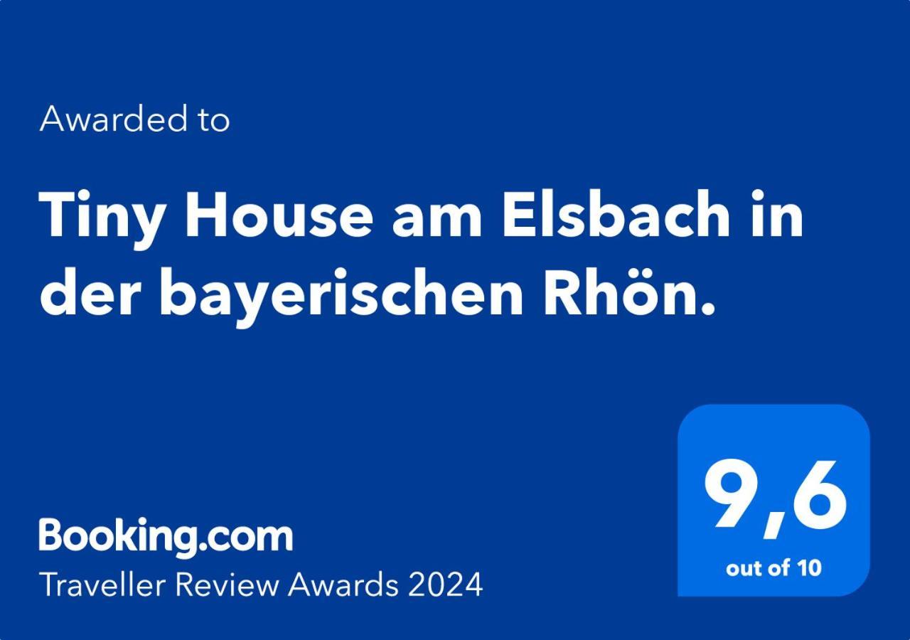 Tiny House Am Elsbach In Der Bayerischen Rhoen. Oberelsbach Eksteriør billede